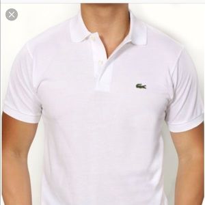Men’s Lacoste polo shirt.